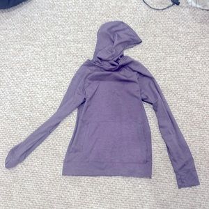 purple hoodie